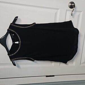 Sanctuary Michelle Beaded Embellished Tank Black Momen's medium